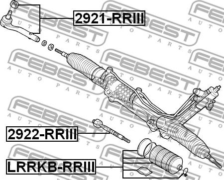 Febest LRRKB-RRIII - Пыльник, рулевое управление parts5.com