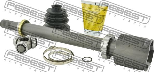 Febest 2411-FLURH - Шарнирный комплект, ШРУС, приводной вал parts5.com