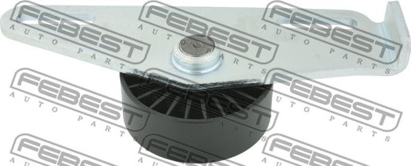 Febest 2487-KANI - Направляющий ролик, поликлиновый ремень parts5.com