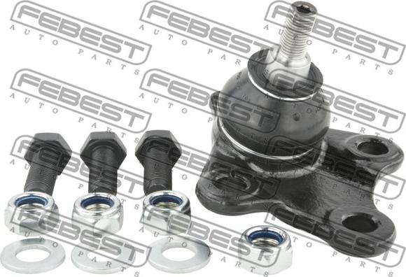 Febest 2420-004 - Шаровая опора, несущий / направляющий шарнир parts5.com