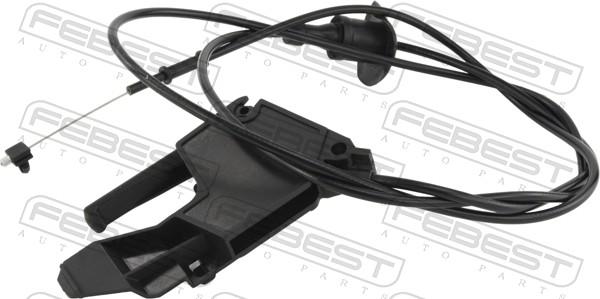 Febest 25101-T7 - Тросик замка капота parts5.com