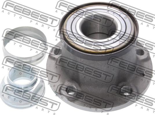 Febest 2582-BOX3MR - Ступица колеса, поворотный кулак parts5.com