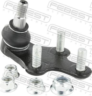 Febest 2520-B78F - Шаровая опора, несущий / направляющий шарнир parts5.com