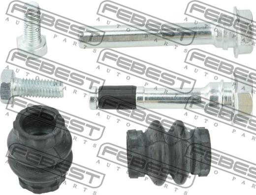 Febest 2574-407F-KIT - Направляющий болт, корпус скобы тормоза parts5.com