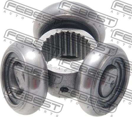 Febest 2116-TC718TD - Муфта с шипами, приводной вал parts5.com