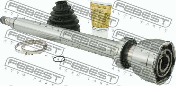 Febest 2111-CA1RH - Шарнирный комплект, ШРУС, приводной вал parts5.com