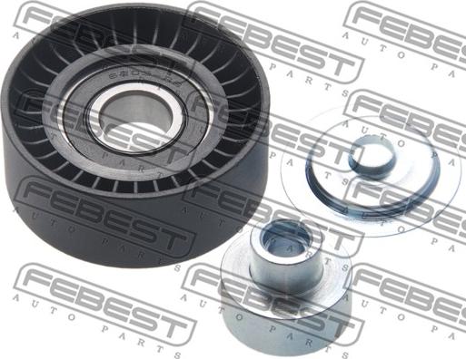 Febest 2187-FYD2 - Deflection / Guide Pulley, v-ribbed belt parts5.com