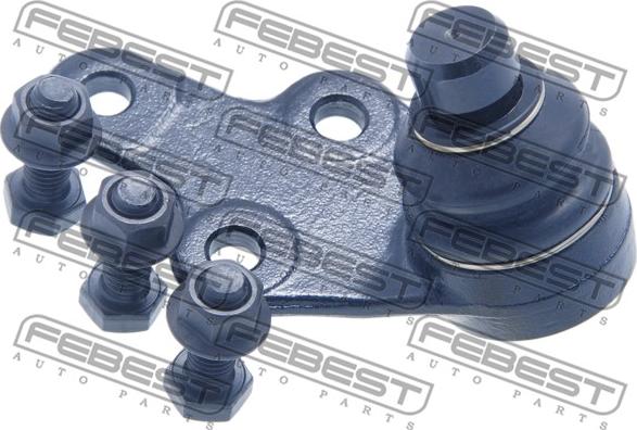 Febest 2120-CB8FR - Шаровая опора, несущий / направляющий шарнир parts5.com