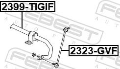 Febest 2399-TIGIF - Стабилизатор, ходовая часть parts5.com