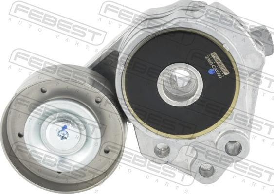 Febest 2390-CAVAU - Натяжитель, поликлиновый ремень parts5.com