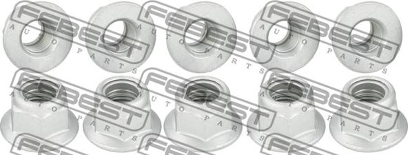 Febest 2398-005-PCS10 - Гайка крепления колеса parts5.com