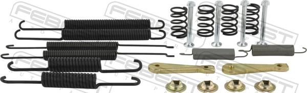 Febest 2304-1JR-KIT - Комплектующие, стояночная тормозная система parts5.com