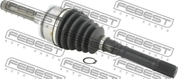 Febest 2214-K2500 - Шарнирный комплект, ШРУС, приводной вал parts5.com