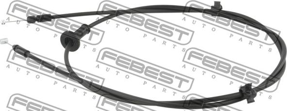 Febest 22101-D4L - Тросик замка капота parts5.com