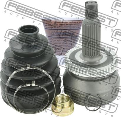 Febest 2210-XM12A52 - Шарнирный комплект, ШРУС, приводной вал parts5.com