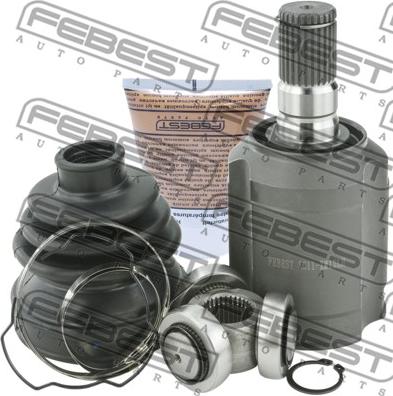 Febest 2211-XM12LH - Шарнирный комплект, ШРУС, приводной вал parts5.com