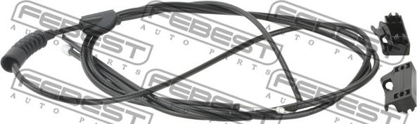 Febest 2799-HCS80 - Тросик замка капота parts5.com