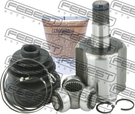 Febest 2711-S80ATLH - Шарнирный комплект, ШРУС, приводной вал parts5.com