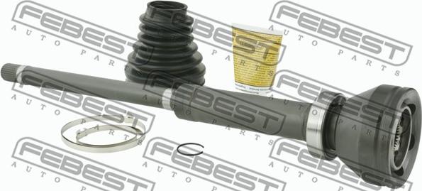 Febest 2711-XC90WDRH - Шарнирный комплект, ШРУС, приводной вал parts5.com