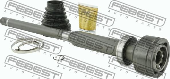 Febest 2711-XC60RH - Шарнирный комплект, ШРУС, приводной вал parts5.com