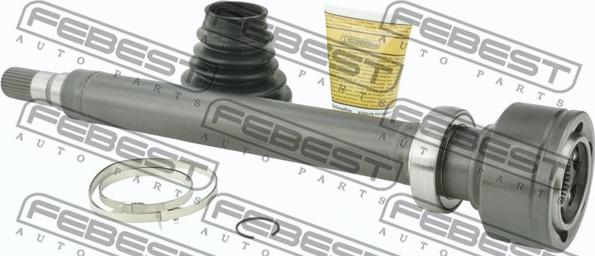 Febest 2711-XC60S6RH - Шарнирный комплект, ШРУС, приводной вал parts5.com