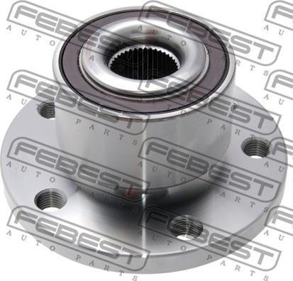 Febest 2782-S80MF - Ступица колеса, поворотный кулак parts5.com