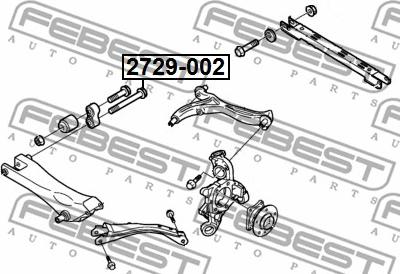 Febest 2729-002 - Болт регулировки развала колёс parts5.com