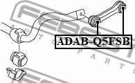 Febest ADAB-Q5FSB - Подвеска, стойка вала parts5.com