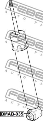 Febest BMAB-035 - Сайлентблок, стойка амортизатора parts5.com