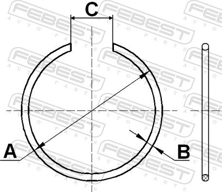 Febest CC-1-29X2-2-PCS5 - Монтажный комплект, сильфон приводного вала parts5.com