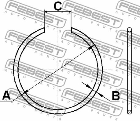 Febest CC-1-29X2 - Монтажный комплект, сильфон приводного вала parts5.com