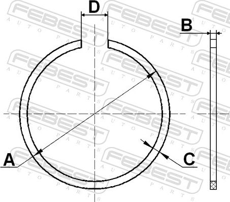 Febest CC-2-52X2 - Монтажный комплект, сильфон приводного вала parts5.com