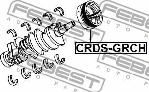 Febest CRDS-GRCH - Шкив коленчатого вала parts5.com