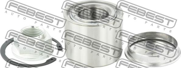 Febest DAC30620048-KIT - Комплект подшипника ступицы колеса parts5.com