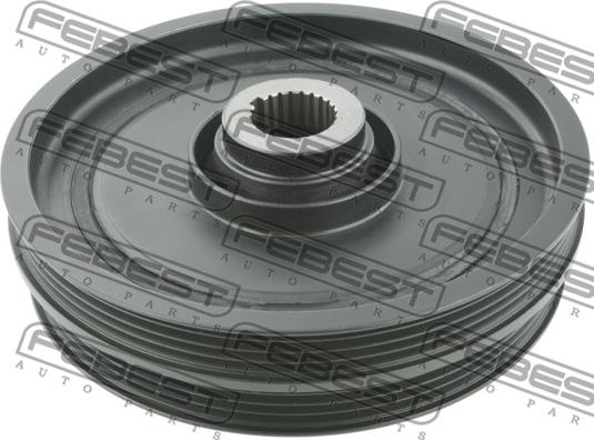 Febest HDS-D16W - Шкив коленчатого вала parts5.com