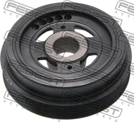 Febest NDS-QR20 - Шкив коленчатого вала parts5.com