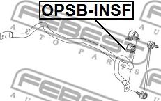 Febest OPSB-INSF - Втулка, стабилизатор parts5.com