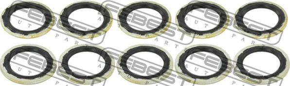 Febest RINGAH-019-PCS10 - Уплотнительное кольцо, линия кондиционера parts5.com