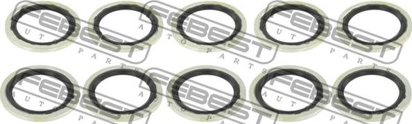 Febest RINGAH-018-PCS10 - Уплотнительное кольцо, линия кондиционера parts5.com