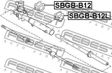 Febest SBGB-B12L - Подвеска, рулевое управление parts5.com