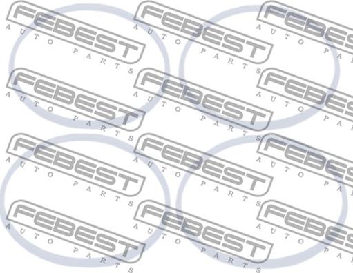 Febest SET-003 - Ремкомплект, осевой шарнир поперечная рулевая тяга parts5.com