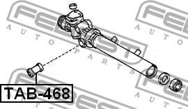 Febest TAB-468 - Подвеска, рулевое управление parts5.com