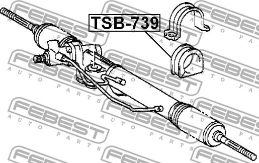 Febest TSB-739 - Подвеска, рулевое управление parts5.com
