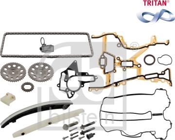 Febi Bilstein 49409 - Комплект цепи привода распредвала parts5.com