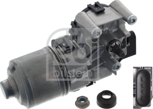 Febi Bilstein 48303 - Двигатель стеклоочистителя parts5.com