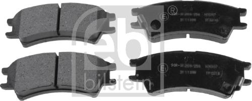 Febi Bilstein 16541 - Тормозные колодки, дисковые, комплект parts5.com