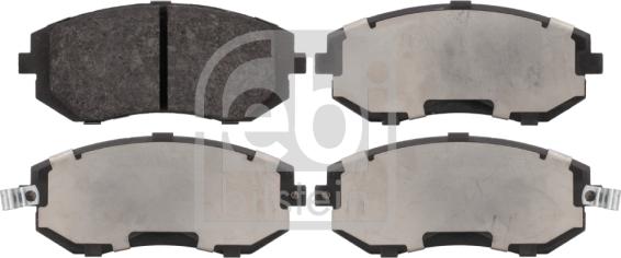 Febi Bilstein 16643 - Brake Pad Set, disc brake parts5.com