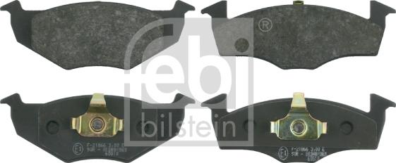 Febi Bilstein 16006 - Тормозные колодки, дисковые, комплект parts5.com