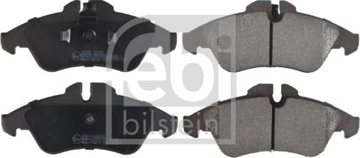 Febi Bilstein 16251 - Тормозные колодки, дисковые, комплект parts5.com