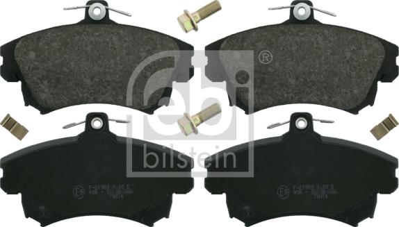 Febi Bilstein 16214 - Тормозные колодки, дисковые, комплект parts5.com